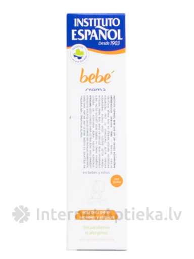 Instituto Espanol Bebe Newborn Sun SPF20+ päikesekaitse näokreem lastele, 75 ml | internetaptieka.lv