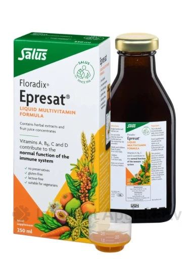 Floradix Epresat multivitamiinid, 250 ml | internetaptieka.lv