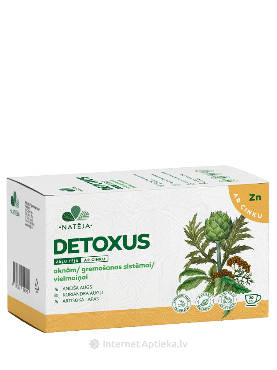 NATEJA Detoxus tee, 20 tk. | internetaptieka.lv
