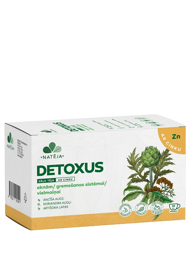 NATĒJA Detoxus tēja, 20 paciņas
