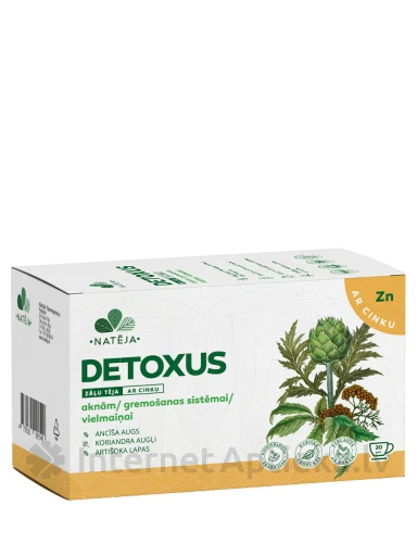 NATEJA Detoxus tee, 20 tk. | internetaptieka.lv