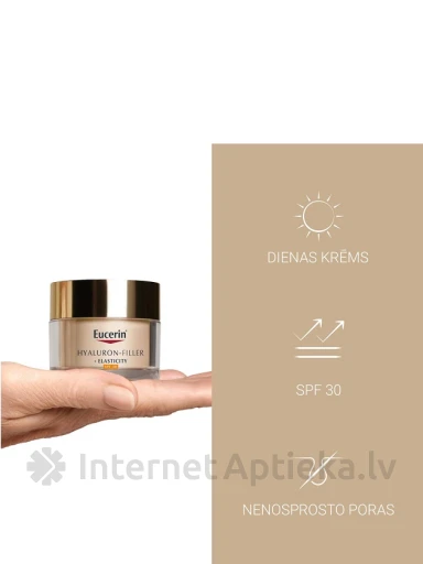 Eucerin Hyaluron-Filler + Elasticity päevakreem SPF30, 50 ml | internetaptieka.lv