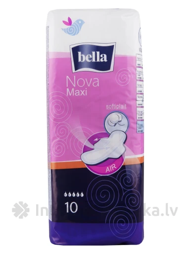 Bella higiēniskās paketes Nova Maxi Softiplait, 10 gb. | internetaptieka.lv