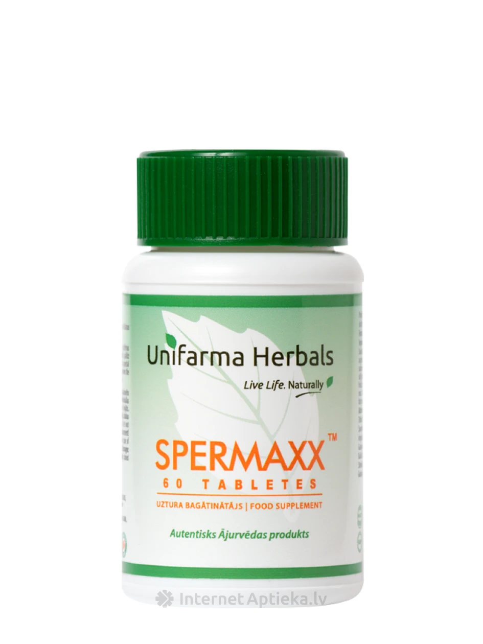 Unifarma Herbals Spermaxx таблетки, 60 шт. | internetaptieka.lv