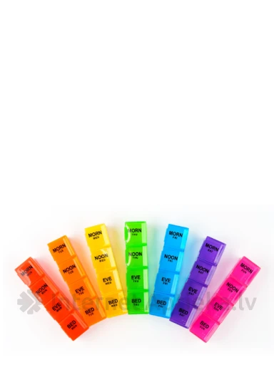 HELSAP Zāļu kastīte – plānotājs nedēļai pa dienām, 1 gb. | internetaptieka.lv