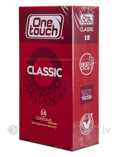 One Touch Classic презервативы, 12 шт. | internetaptieka.lv
