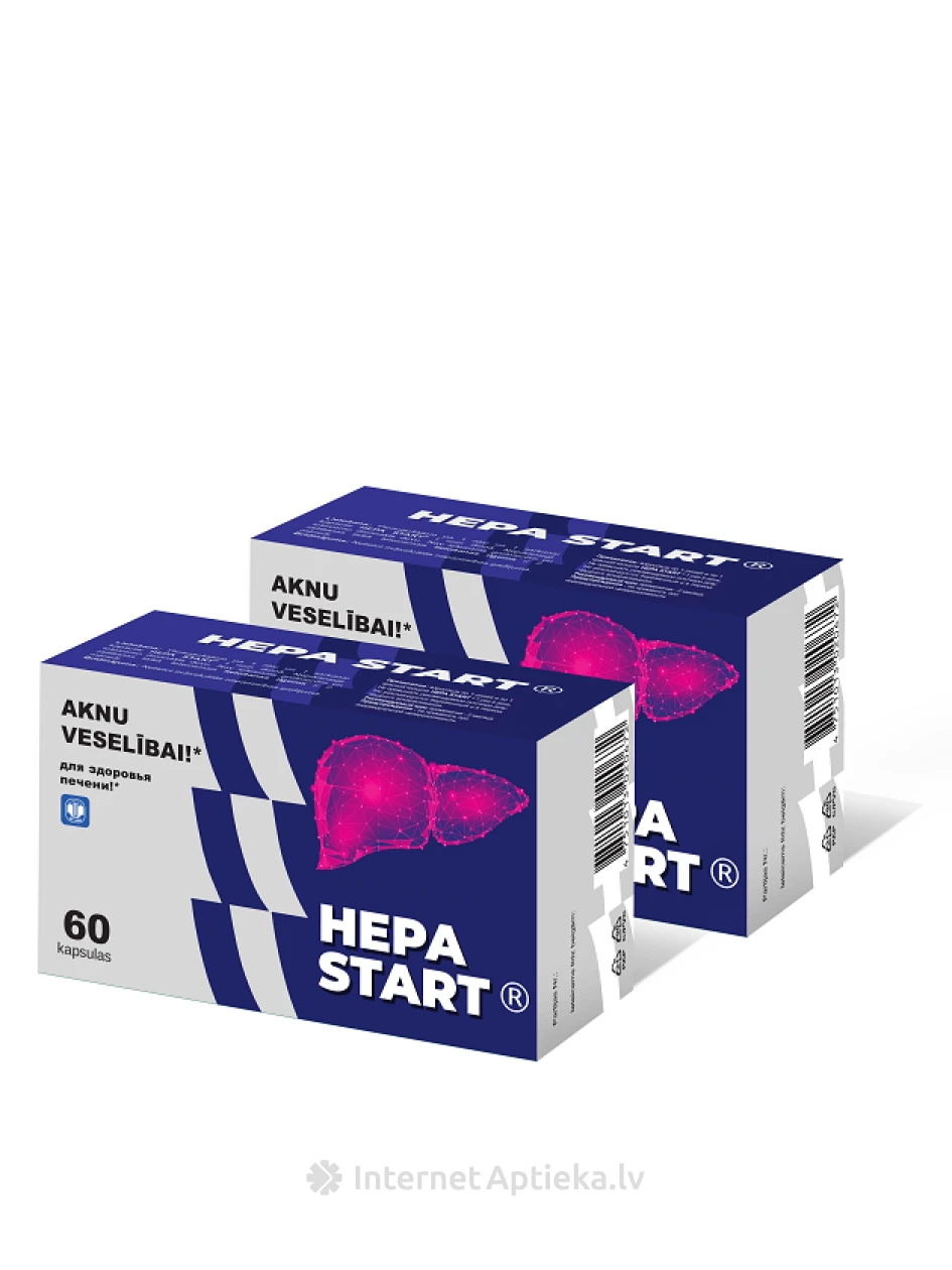Hepa Start комплект, 60*2 капсул | internetaptieka.lv
