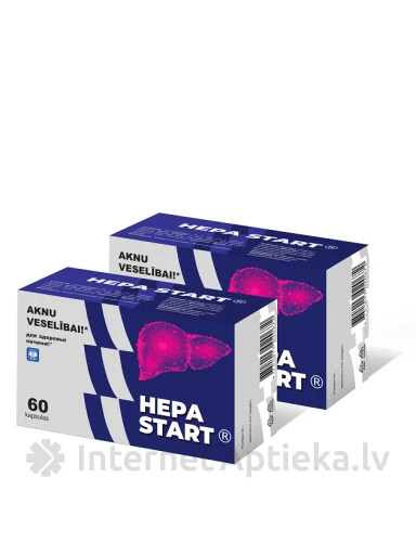 Hepa Start komplekts, 60*2 kapsulas | internetaptieka.lv