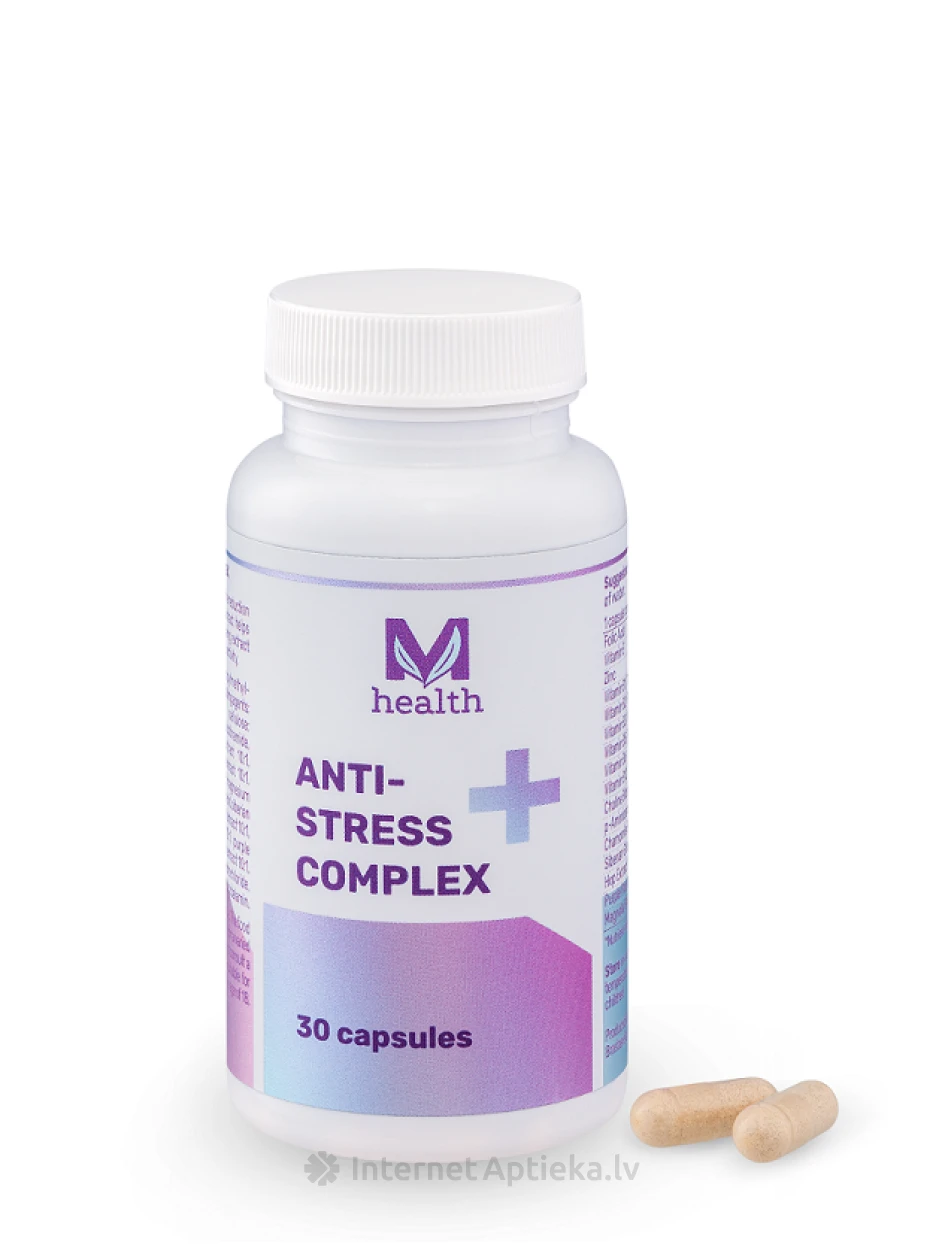 MV Health Anti-Stress Complex, 30 капсул | internetaptieka.lv
