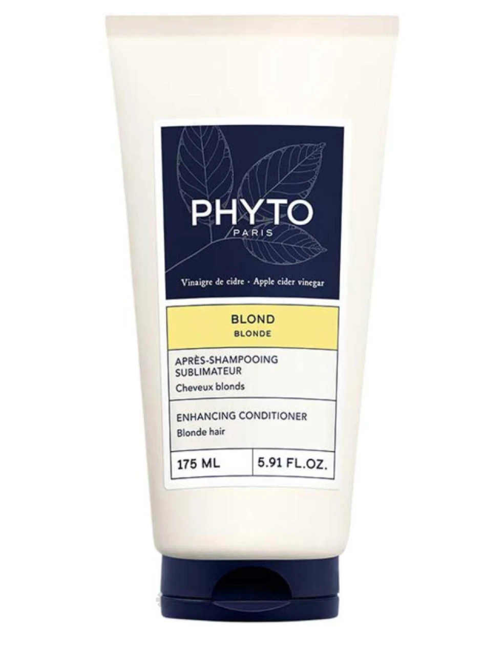 PHYTO BLONDE matu spīdumu uzlabojošs kondicionieris blondiem matiem, 175 ml | internetaptieka.lv