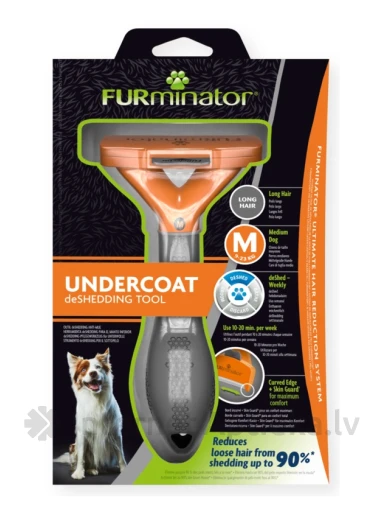 Furminator garspalvainiem suņiem M | internetaptieka.lv