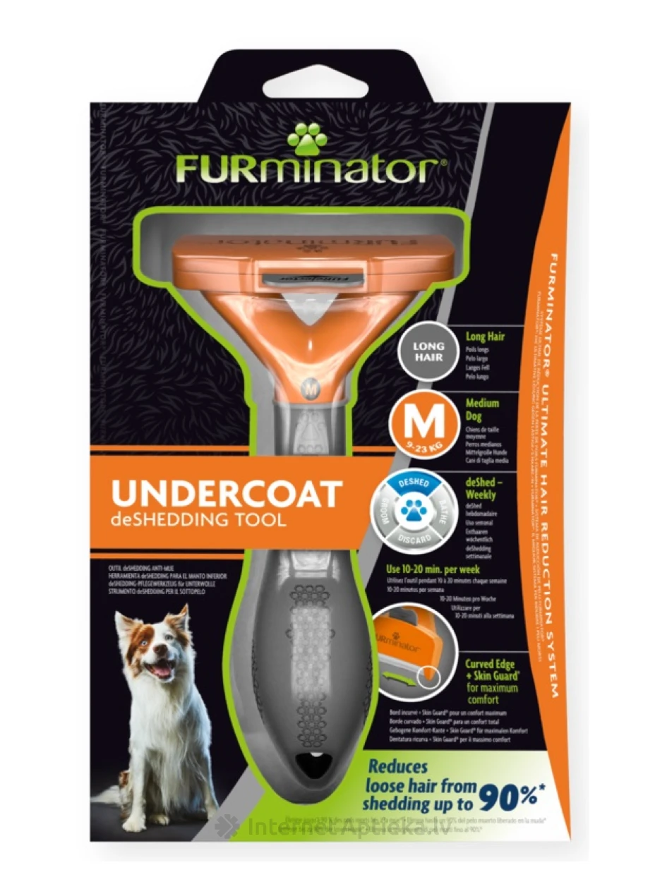 Furminator garspalvainiem suņiem M | internetaptieka.lv