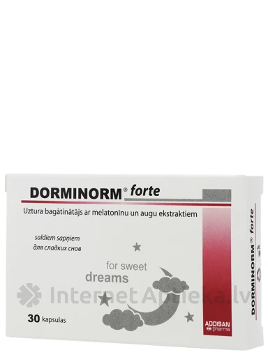 Dorminorm Forte, 30 kapsulas | internetaptieka.lv