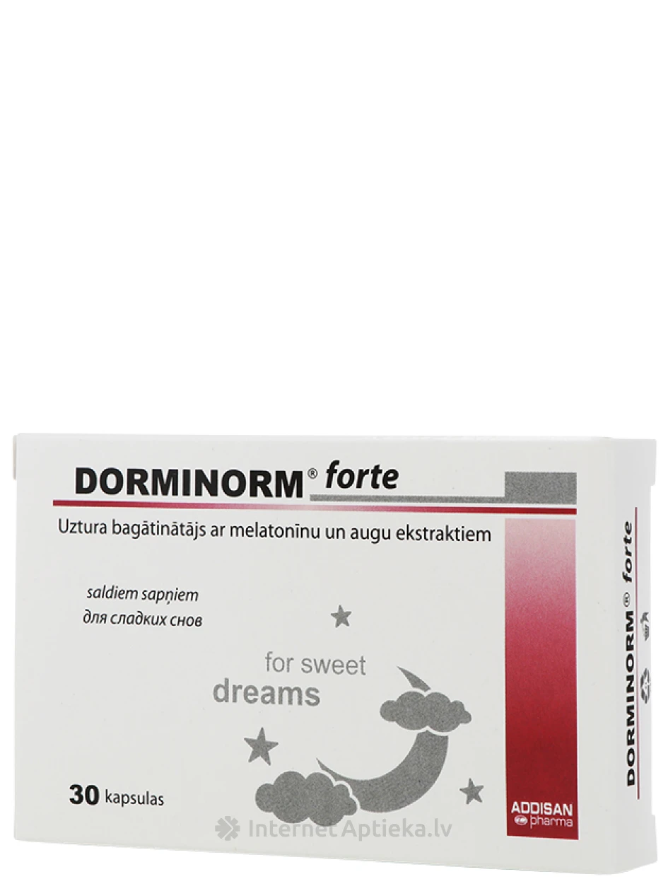 Dorminorm Forte, 30 капсул | internetaptieka.lv