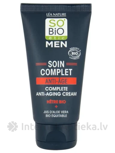 So Bio Vīriešu universālais pretnovecošanās krēms, 50 ml | internetaptieka.lv