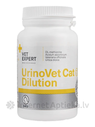 VetExpert Urinovet Cat Dilution для кошек, 45 капсул | internetaptieka.lv