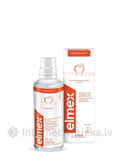 Elmex anti-caries mutes skalojamais līdzeklis, 400 ml | internetaptieka.lv
