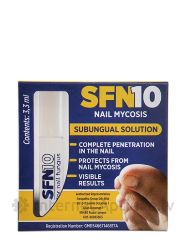 SFN10 Pretsēnīšu līdzeklis nagiem, 3.3 ml | internetaptieka.lv