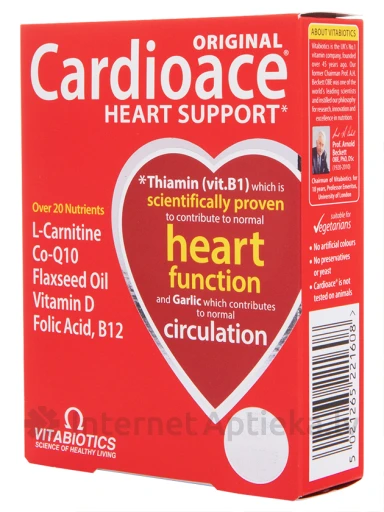 Cardioace ar Omega 3, 30 kapsulas | internetaptieka.lv
