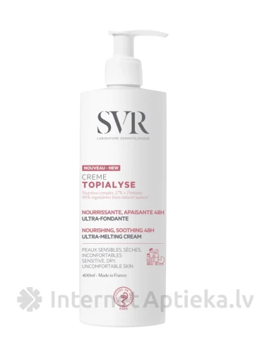 SVR Topialyse крем для сухой кожи, 400 мл | internetaptieka.lv