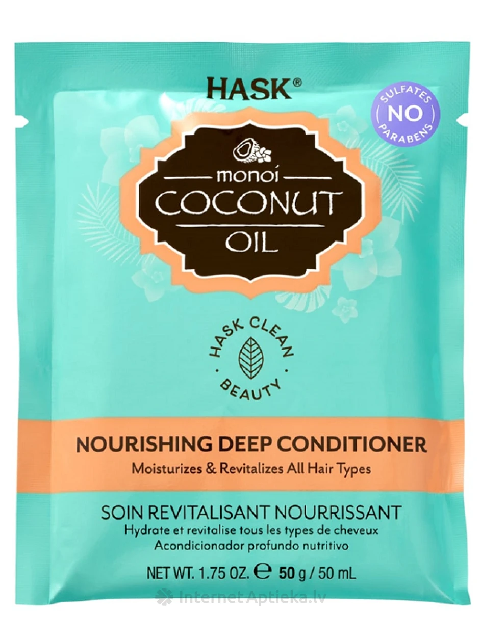 HASK monoi barojoša maska, 50 g | internetaptieka.lv