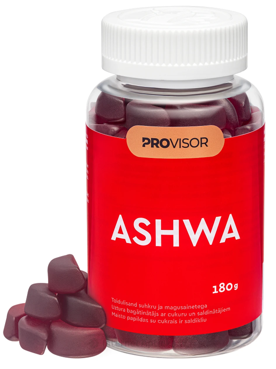 PROVISOR Ashwagandha gummies, 60 tk. | internetaptieka.lv