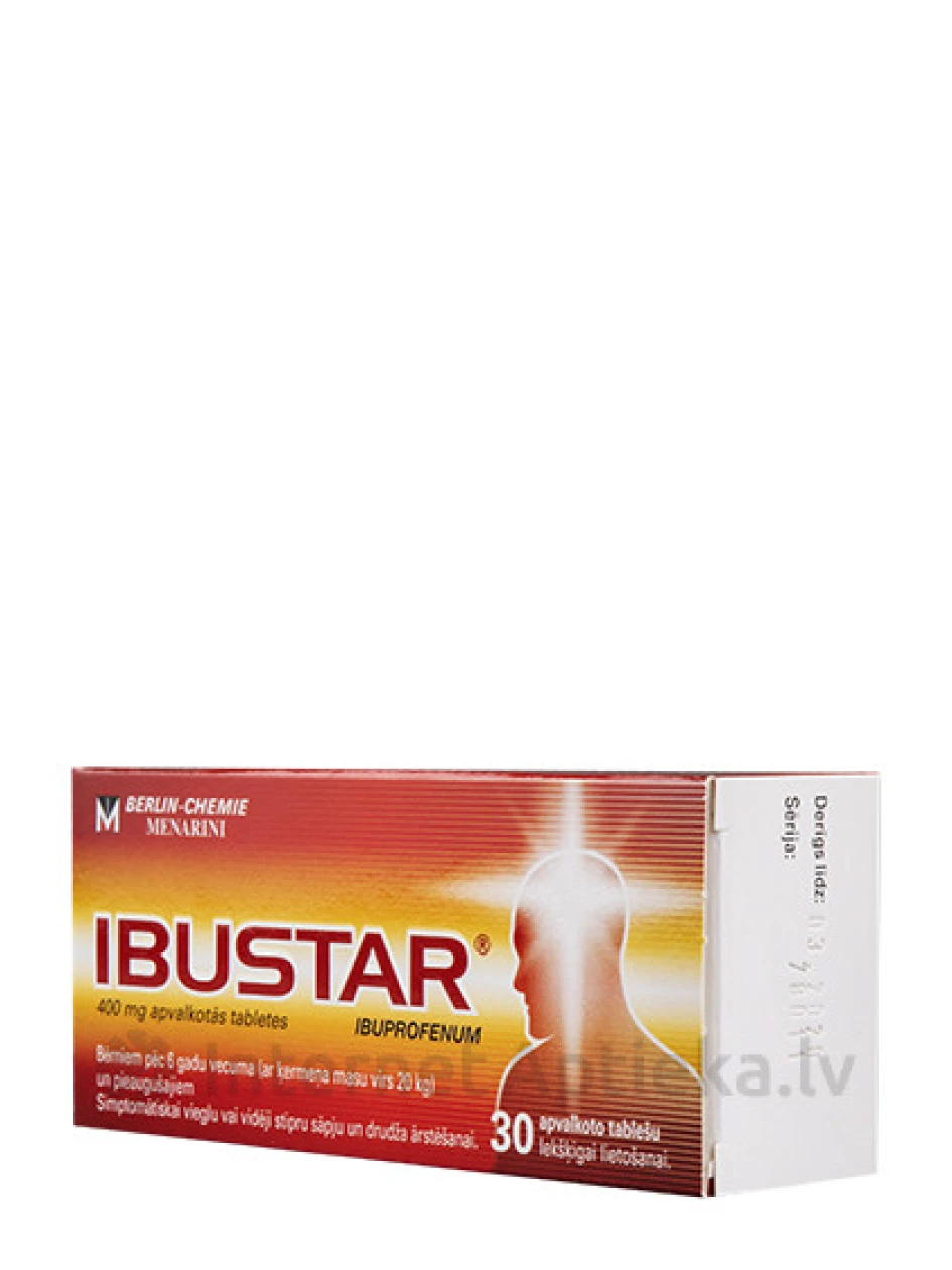 Ibustar 400 mg, 30 tabletti | internetaptieka.lv