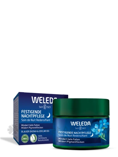 Weleda Blue Gentian & Edelweiss nostiprinošs nakts krēms nobriedušai sejas ādai, 40 ml | internetaptieka.lv