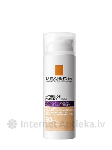 La Roche Posay Anthelios Aizsarglīdzeklis sejai pret pigmentāciju, 50 ml | internetaptieka.lv