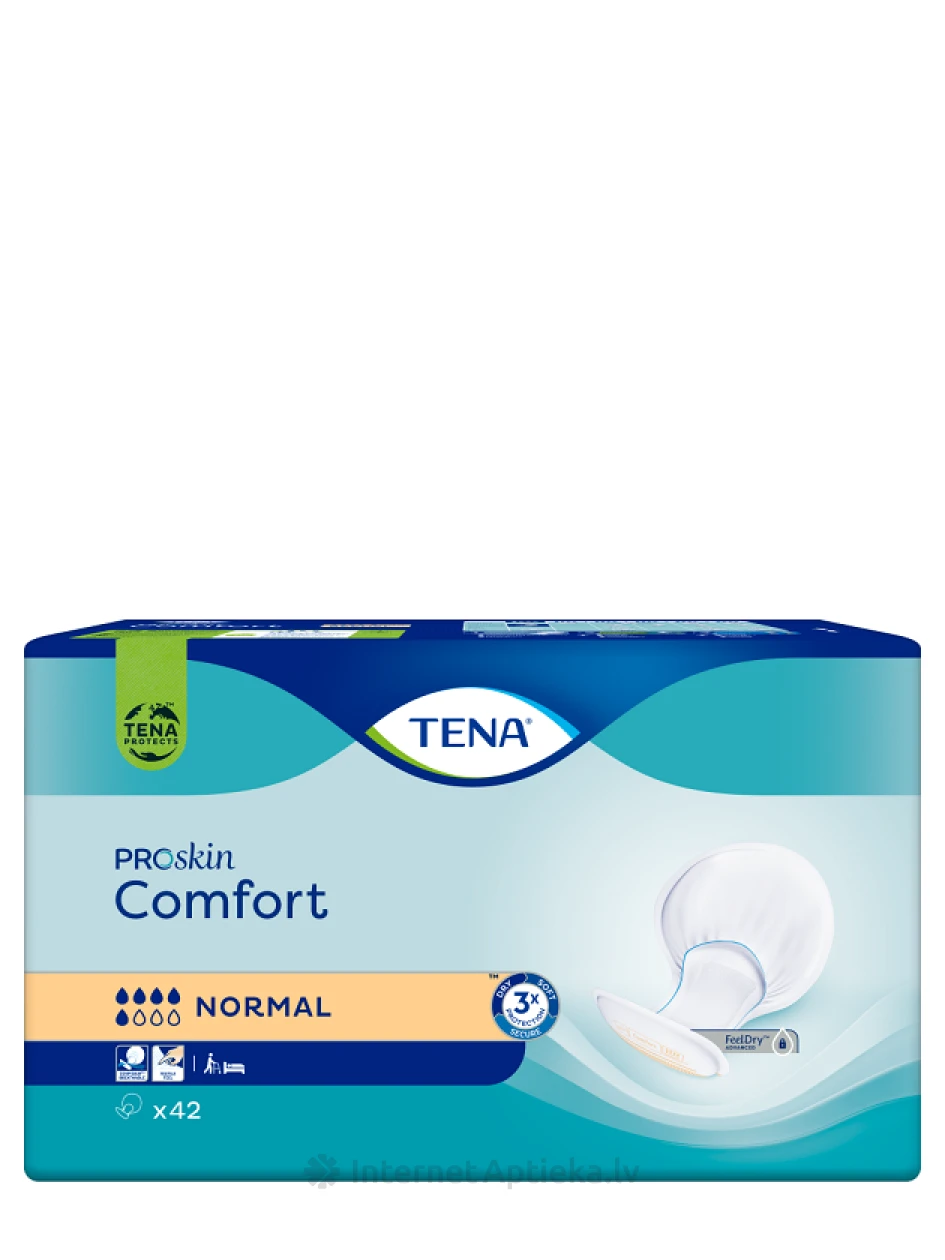 TENA Comfort Normal higiēniskās paketes, 42 gb. | internetaptieka.lv