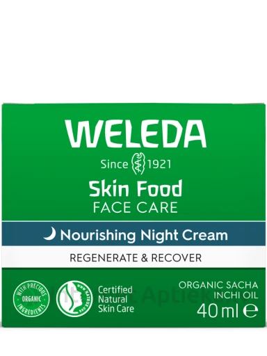 Weleda Skin Food питательный ночной крем для сухой кожи лица, 40 мл | internetaptieka.lv