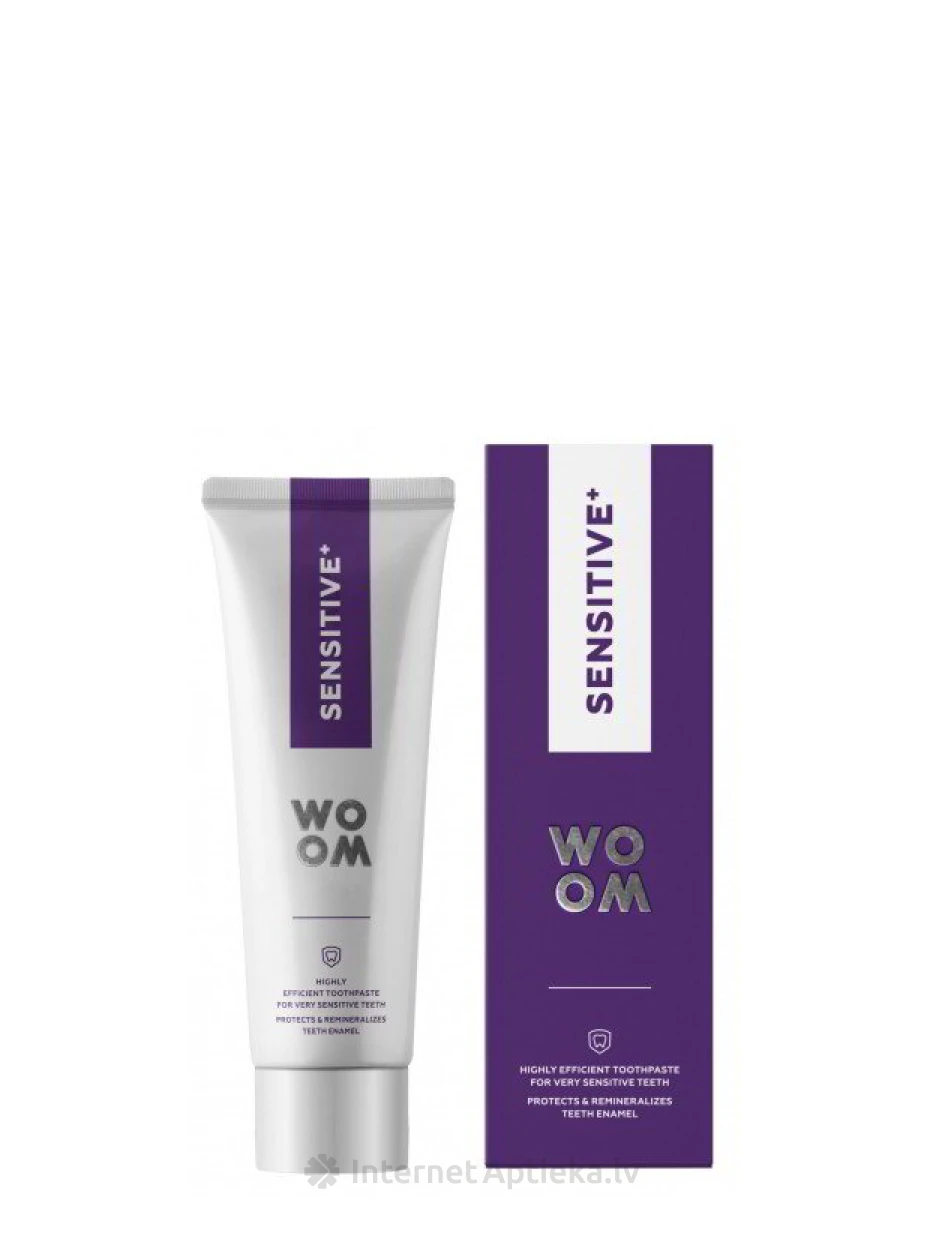 Woom Sensitive+ hambapasta, 75 ml | internetaptieka.lv