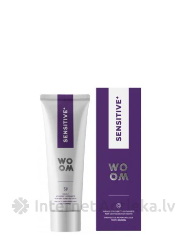 Woom Sensitive+ hambapasta, 75 ml | internetaptieka.lv