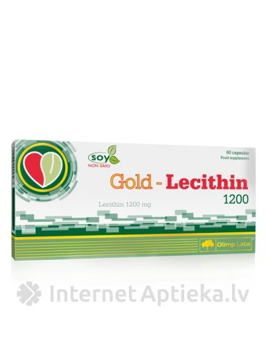 Olimp Labsi Gold-Lecithin 1200, 60 kapslit | internetaptieka.lv