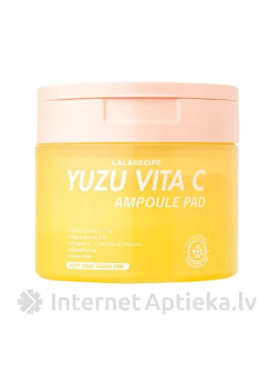 Lalarecipe Yuzu Vita-C тонизирующие ампульные диски, 80 шт | internetaptieka.lv