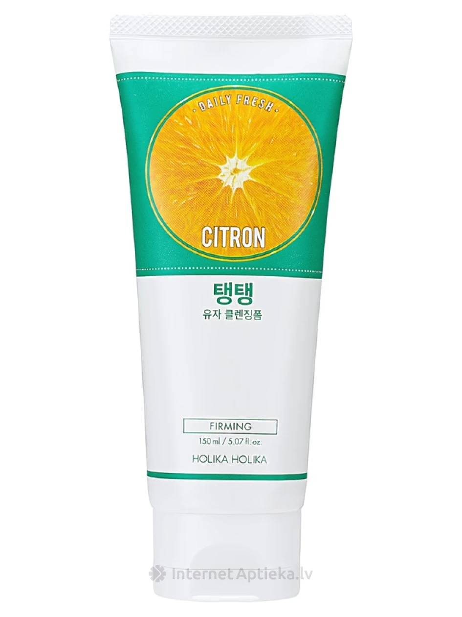 Holika Holika Daily Fresh Citron Очищающая пенка, 150 мл | internetaptieka.lv