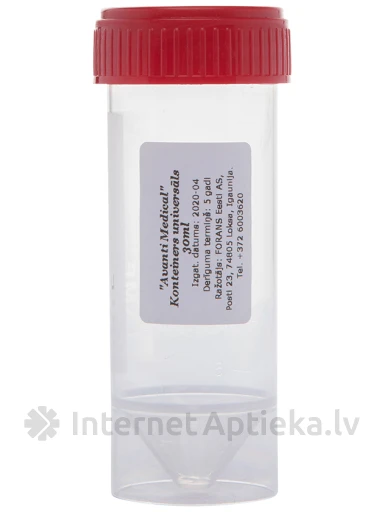 Konteiners universāls - nesterils, 30 ml | internetaptieka.lv