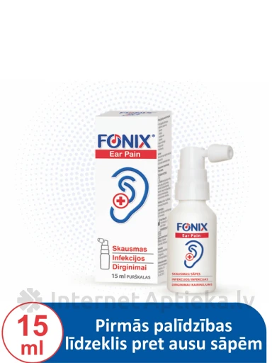 Fonix ear pain aerosols, 15 ml | internetaptieka.lv