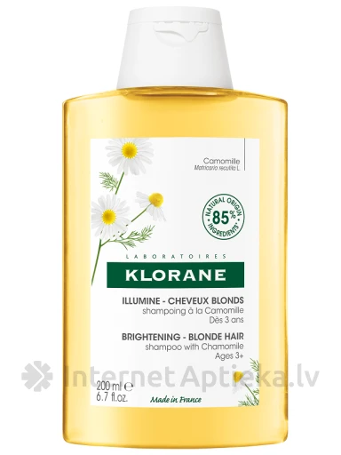 KLORANE Šampūns ar kumelītēm, 200 ml | internetaptieka.lv