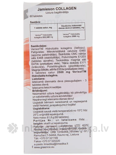 Jamieson Collagen, 60 kapsulas | internetaptieka.lv