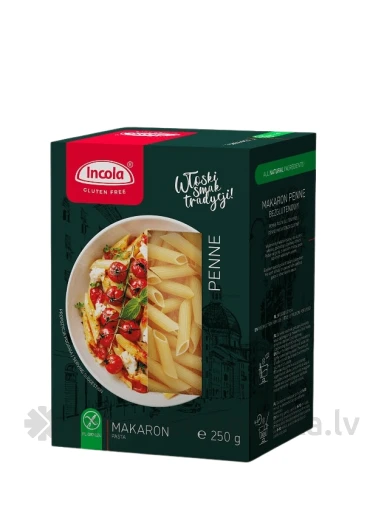 Incola Penne gluteenivaba pasta, 250 g | internetaptieka.lv