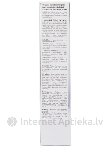 Institut Esthederm Celulārā (šūnu) ūdens izsmidzinātājs, 100 ml | internetaptieka.lv
