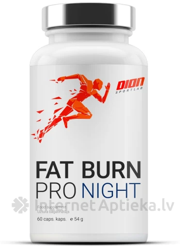 Dion Sportlab fat burn pro night, 60 kapsulas | internetaptieka.lv