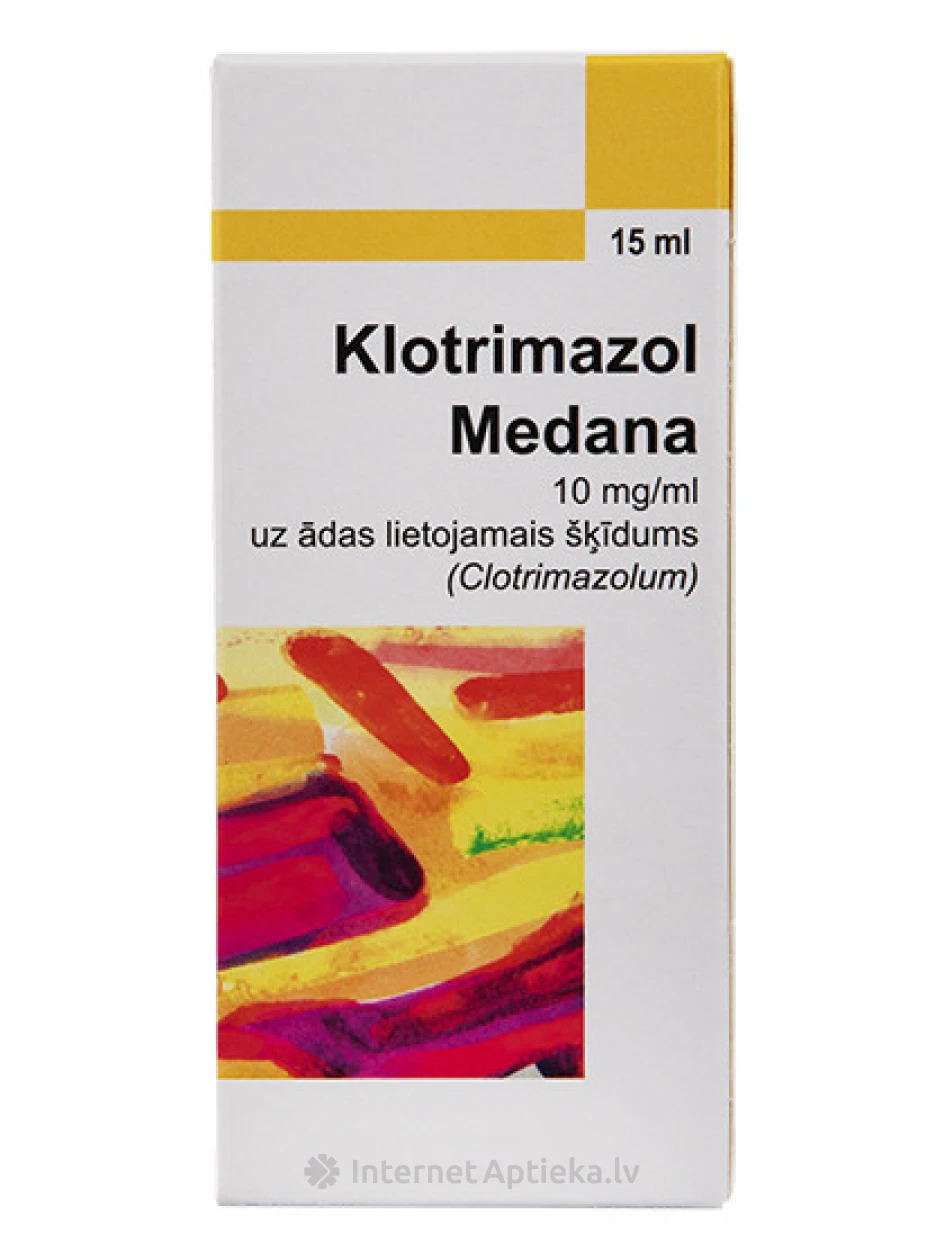 Klotrimazol 1% раствор, 15 мл | internetaptieka.lv
