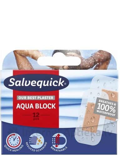 Salvequick Aqua Block plāksteru komplekts, 12 gb. | internetaptieka.lv
