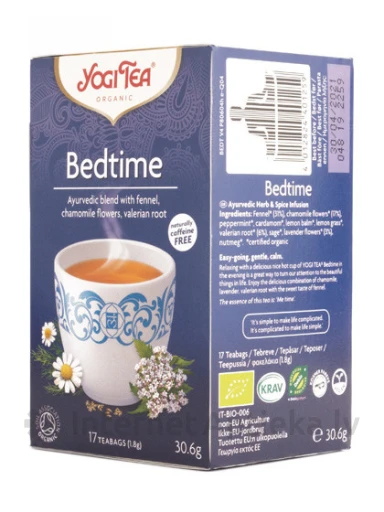 Чай Yogi Bedtime, 30.6 г | internetaptieka.lv
