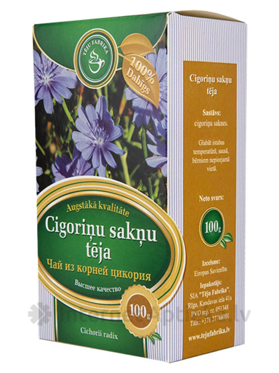 Tēja Cigoriņu sakņu, 100 g | internetaptieka.lv