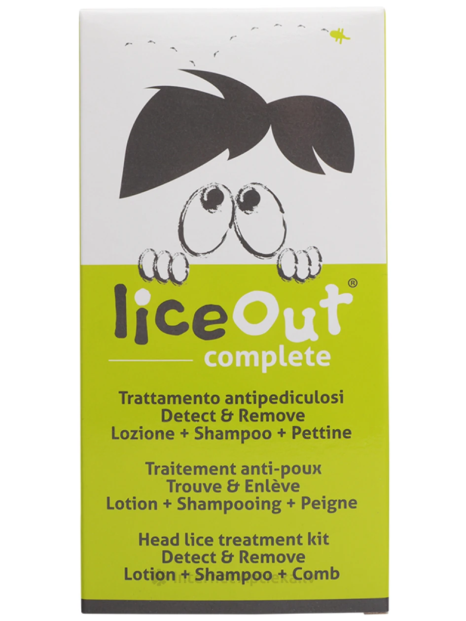 LiceOut pretutu komplekts (losjons + šampūns + ķemme), 1 gb. | internetaptieka.lv