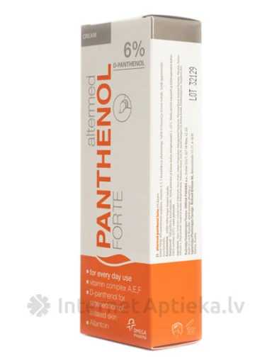 Altermed Panthenol Forte 6% krēms, 30g | internetaptieka.lv