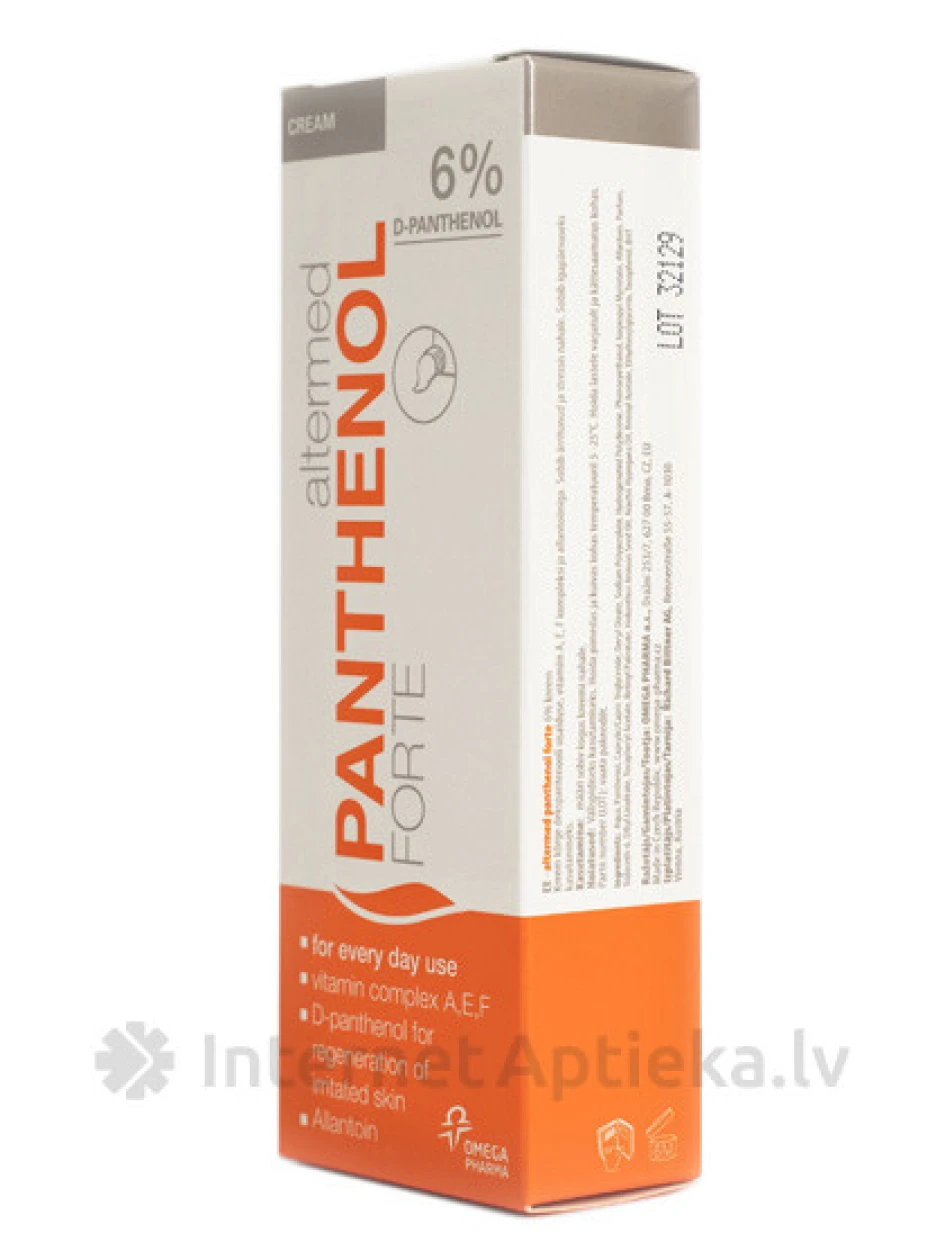 Altermed Panthenol Forte 6% крем, 30 г | internetaptieka.lv